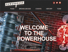 Tablet Screenshot of powerhousebrewpub.com